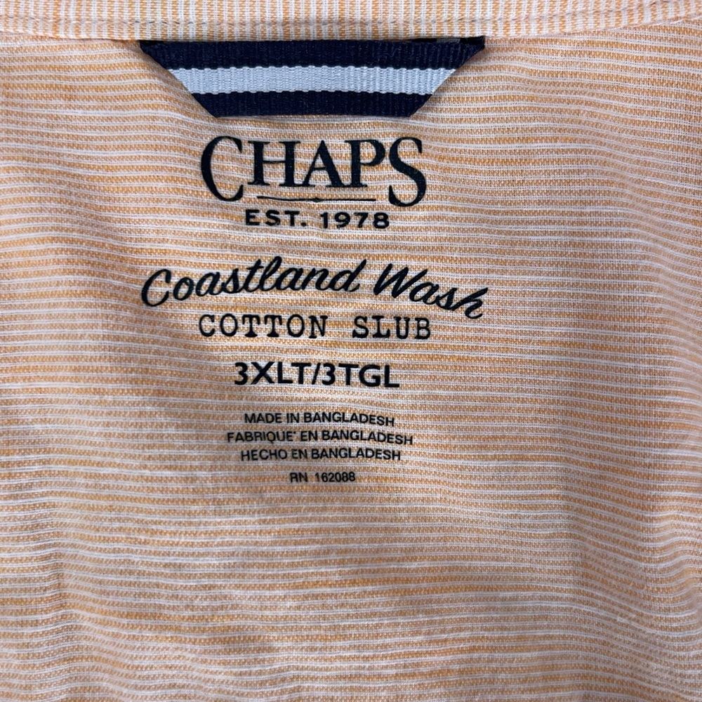 Men's Peach Button-Up Shirt - Picture 3 of 4